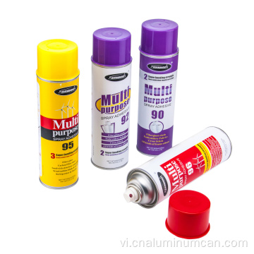 Lon Aerosol bằng nhôm phun màu